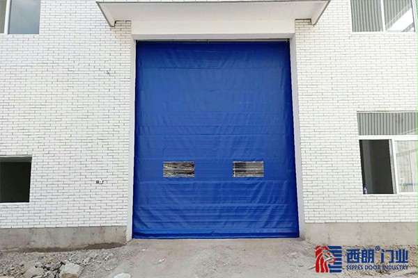 上海抗风堆积式快速门