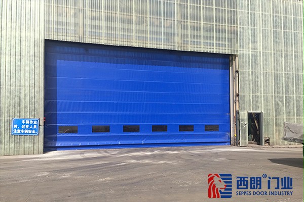 上海抗风堆积式快速门