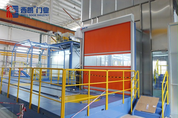 厂房内部立体自动化仓库快速卷帘门 厂房内部立体自动化仓库快速卷帘门