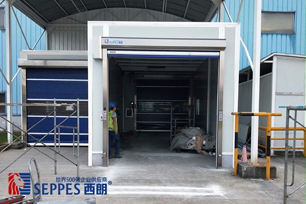 涂装厂喷漆房快速卷帘门