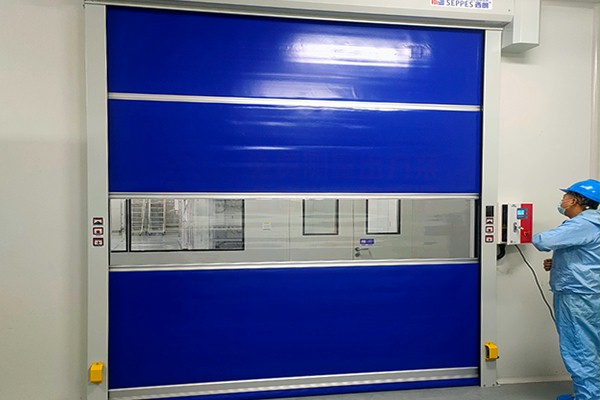 光伏电池生产车间自动快速门