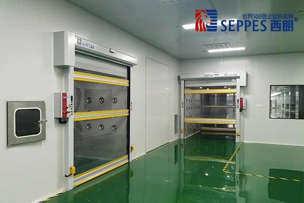 食品车间透明防尘pvc快速门2 食品车间透明防尘pvc快速门