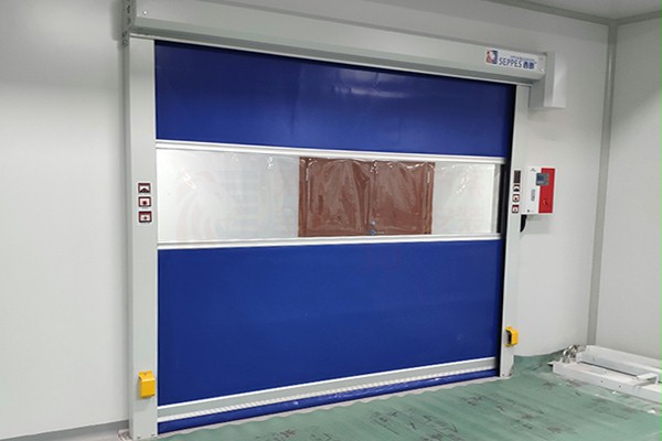 药品包装车间进出口处快速门