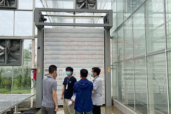 蔬菜大棚种植果园内部硬质快速门