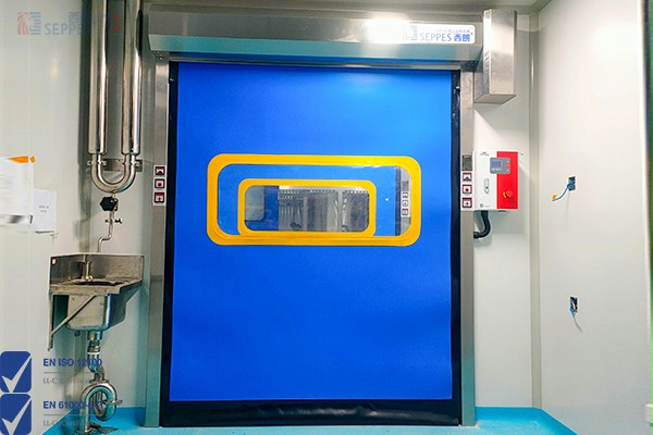 制药车间不锈钢快速卷帘门